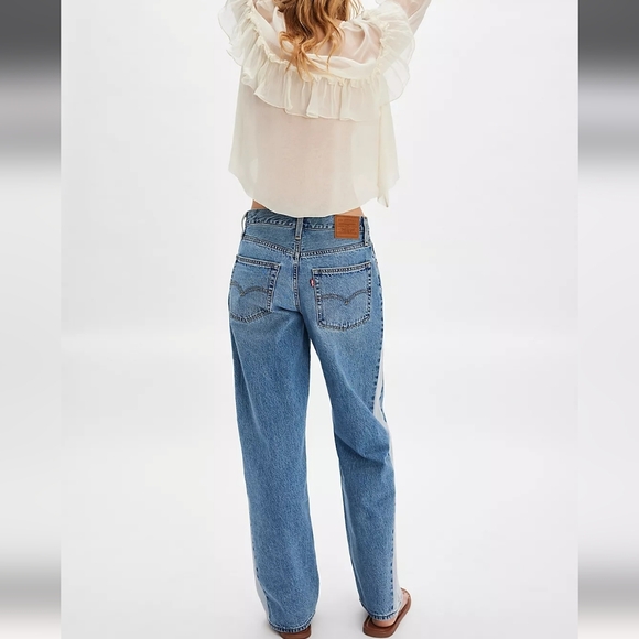 Free People | Levi's Baggy Dad Pieced Jeans - Picture 9 of 11